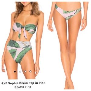 Revolve x Beach Riot 3 piece bikini set